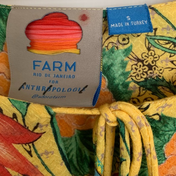 FARM Rio for Anthropologie Lorena patchwork tunic dress, size S - Picture 4 of 10